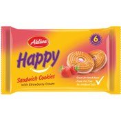 Resim Aldiva Happy Çilek Kremalı Bisküvi 6x56 G 