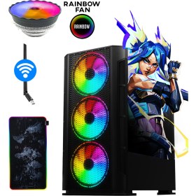 Resim Ramtech Delicious X10 I5 12400F 32GB Ram 1tb SSD RX580 8gb Gaming Oyun Bilgisayarı 
