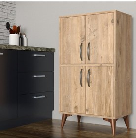 Resim Küçük Boy Çok Amaçlı Dolap Çam - Mdl0202 