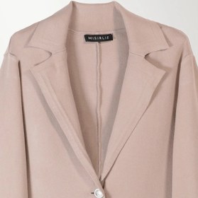 Resim Camel Triko Kadın Blazer Ceket - CAMEL / 42 