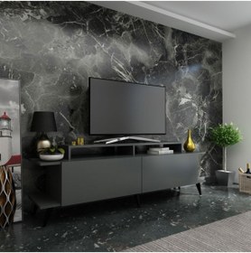 Resim MobilyaFırsat Ideal Tv Ünitesi Q7812-4 Antrasit 