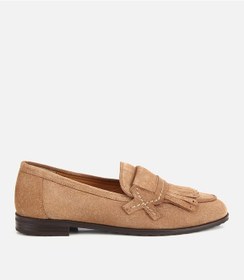 Resim Hotiç Kadın Süet Deri Vizon Püskül Detaylı Klasik Loafer 01ayh321360a450 01ayh321360a450 Vizon 