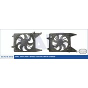 Resim Kale Fan Motoru Davlumbazli [ Dacia Logan 2006- Sandero 2008- Duster ] 18051 