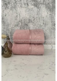 Resim Ditsy El-yüz Havlusu 2 Adet-pembe 