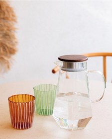 Resim The Mia Line Su Bardağı Yeşil 320 Ml Şeffaf 