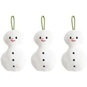 Resim 3'lü Set Kardan Adam 10 Cm 