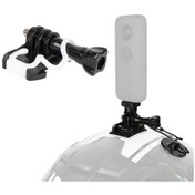 Resim Insta360 İçin Kask Braketi Montaj Seti, Aksiyon Kamerası Alüminyum Alaşımlı Motosiklet Montaj Kiti 