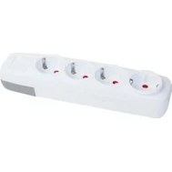 Resim Far 50 Adet 4'lü Grup Priz Klemensli Kablosuz F504 