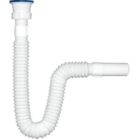 Resim Lavabo Gider Hortumu Körüklü Lavabo Sifonu Gider Borusu Uzun 145 cm 