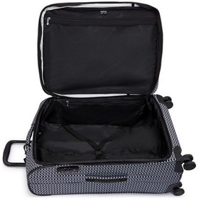 Resim Kıplıng New Youri Spin M Orta Boy Tekerlekli Valiz Siyah Sıgnature Prınt Siyah 