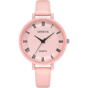 Resim Hanyang Pembe Ince Deri Izle Kadın Bilezik Saatler Moda Romen Rakamları Cenevre Kuvars-Saatler Bayan Elbise Saatler Kadın Dropshiping (Yurt Dışından) 