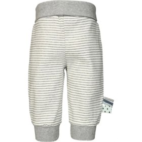 Resim Organicera Organik Beli Çizgili Lastikli Pantolon,grey Melanj 