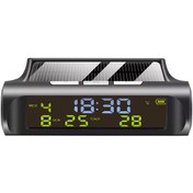 Resim Reedark Araç Güneş Enerjili Saat - Zaman, Tarih, Sıcaklık Gösterici, 3 Seviye Parlaklık Ayarı, Usb Ve Güneş Şarjı, Kolay Kurulum C01 