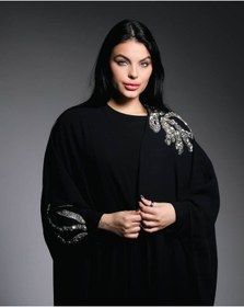 Resim Crystalia Wave Abaya Siyah 