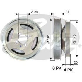 Resim Krank Kasnagı Doblo Albea Fıorıno Lınea 1,3 Multıjet 16v 