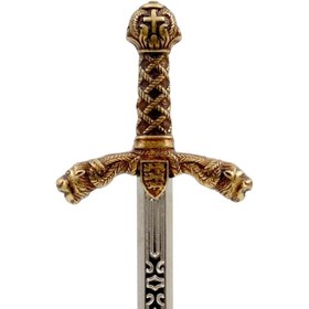 Resim Denix Aslan Yürekli Richard Kılıcı Mektup ve Zarf Açacağı - 24 cm 
