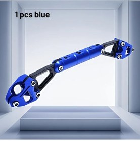 Resim Chuangyinshop Blue 1 Adet Alüminyum Alaşım Anodize Motorcycle Tutucu Çok Fonksiyonlu Genişletme Denge Kolu 