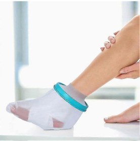 Resim Duş Ayağı Koruma Bandı - Ayaklar Ve Bacaklar İçin Su Geçirmez Kılıf 