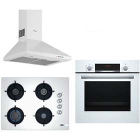 Resim Bosch Ankastre Set 173 (hbf514bw0t + Pop7c2o10o + Dwp64cc20t) 67 Cm Ocak 
