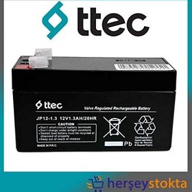 Resim Ttec 12V 1.3Ah Bakımsız Kuru Akü 