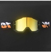 Resim Jokmae Motosiklet Gözlükleri - Siyah Çerçeve Kırmızı Pul Açık Hava Spor 