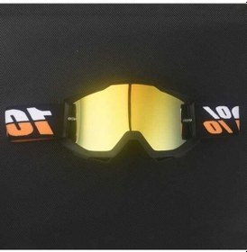 Resim Jokmae Motosiklet Gözlükleri - Siyah Çerçeve Kırmızı Pul Açık Hava Spor 