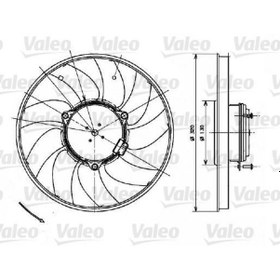 Resim VALEO 696083 FAN MOTORU CRAFTER 06- / SPRINTER 06- SET 