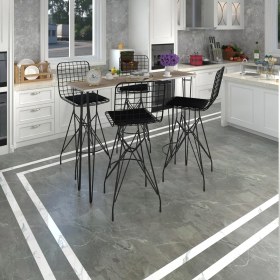Resim Kenz Life Knsz Masa Sandalye Takımı HEM105ZENGIN Crdsyh 140*040 4 Sandalye Syhsyh 