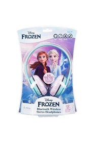 Resim Volkano Disney Frozen Karlar Ülkesi Anna Elsa Bluetooth Kablosuz Çocuk Kulaklığı Lisanslı DY-2004-FZ 
