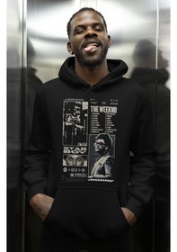 Resim Sevbano Özel Tasarım Starboy The Weeknd Baskılı Unisex Oversize Rapper Şa Siyah 