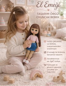 Resim Kids El Örğüsü Amigurumi Bebek 