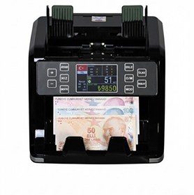 Resim Bill Counter A15 Üstten Beslemeli Banka Tipi TL-EURO Karışık Para Sayma Makinesi 