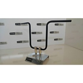 Resim CUSTOM Ape Hanger Paralel Kol Gidon 22 Mm Siyah 