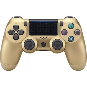 Resim Springsun Taşınabilir Konsolu Oyun Kumandası Dualshock 4 Kumandası Oyun Kumandası Ps4 / Ps4 Slim / Ps4 Pro / Pc Desteği Altın 