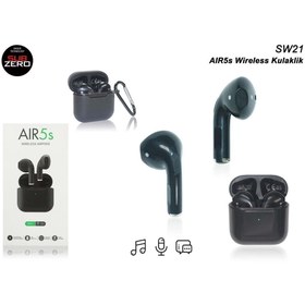 Resim Subzero Kablosuz Bluetooth Kulaklık Sw21 Aır5s Siyah Kılıf Hediyeli 