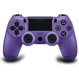 Resim Wezone Mor Kablosuz Ps4 Oyun Kolu - 6 Eksenli Jiroskop, 3.5mm Ses Jack Ve Işıklı Şeritli Abs Kumanda 