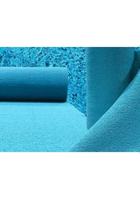 Resim Abk Plastik Abk Kıvırcık Turkuaz Paspas 100 Cm Kaymaz Yolluk Kaydırmaz Halı Abk0727 - 