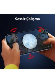 Resim Polham Süper Hızlı Nano Soğutuculu Manyetik Mıknatıslı Telefon Soğutucu Fan, RGB Işıklı Universal 