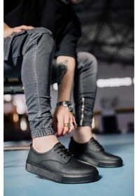 Resim Knack Günlük Ayakkabı 077 Siyah (Siyah Taban) 