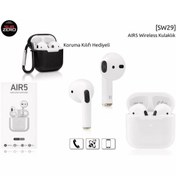 Resim Subzero Bluetooth Kulaklık Aır5 Beyaz Kılıf Hediyeli 