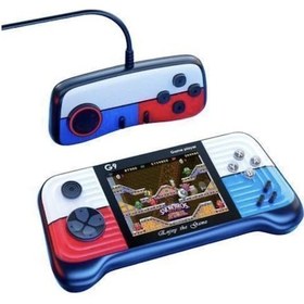 Resim G9 2 Oyunculu Retro Oyun Konsolu 666 Klasik Oyunlu, 3.0" Ekranlı, Tv Bağlantılı Şarjlı Mavi-kırmız 