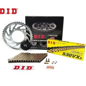 Resim Dıd Zincir Dişli Seti Honda Cbr 1000rr Sp 1000 Cc 2014-2016 / Zincir : Dıd-530vx3 Gold -116 / Dişli: Sunstar 16t-42t 