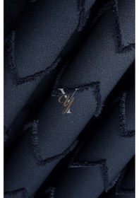 Resim Jakar Kesme Fon Perde Ezgi V-6009 Lacivert Lacivert 