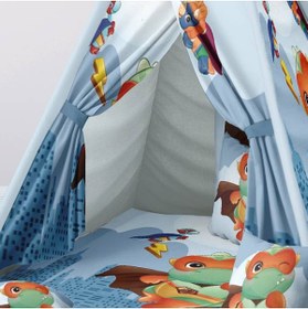 Resim instababyrooms Çocuk Oyun Çadırı Süper Kahraman Dinozorlar Dijital Baskılı 
