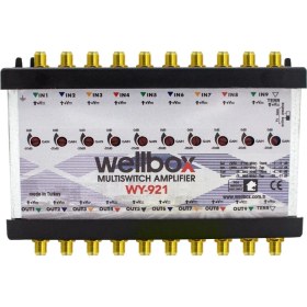 Resim Wellbox 921G 9ıf+1rf 20DB Ayarlı Multiswitch Amplıfıer 