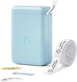 Resim Genel Markalar D110 Blue Termal Taşınabilir Bluetooth Etiket Yazıcısı 