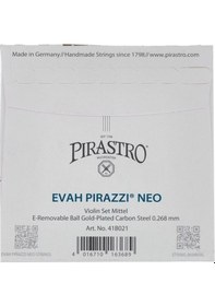 Resim Pirastro 41b021 Evah Pirazzi Neo Keman Tel Seti Sentetik Özlü Modern Ve Sıcak Tını, Hızlı Tepki Veren Esnek Yapı, Profesyonel Solistler İçin İdeal 
