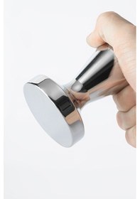 Resim Komple Çelik 58 Mm Espresso Makinesi Tamperi Barista Ekipmanı Mt138 Gümüş 