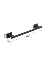 Resim Atena Havluluk, Uzun, 35 Cm - Mat Siyah Mat Siyah 