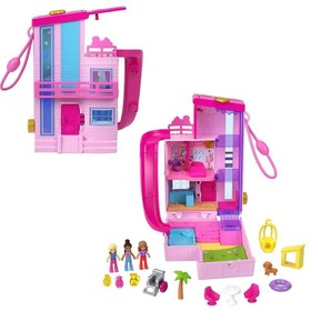 Resim HWP11 Polly Pocket Barbie'nin Evi Temalı Mikro Oyun Seti 